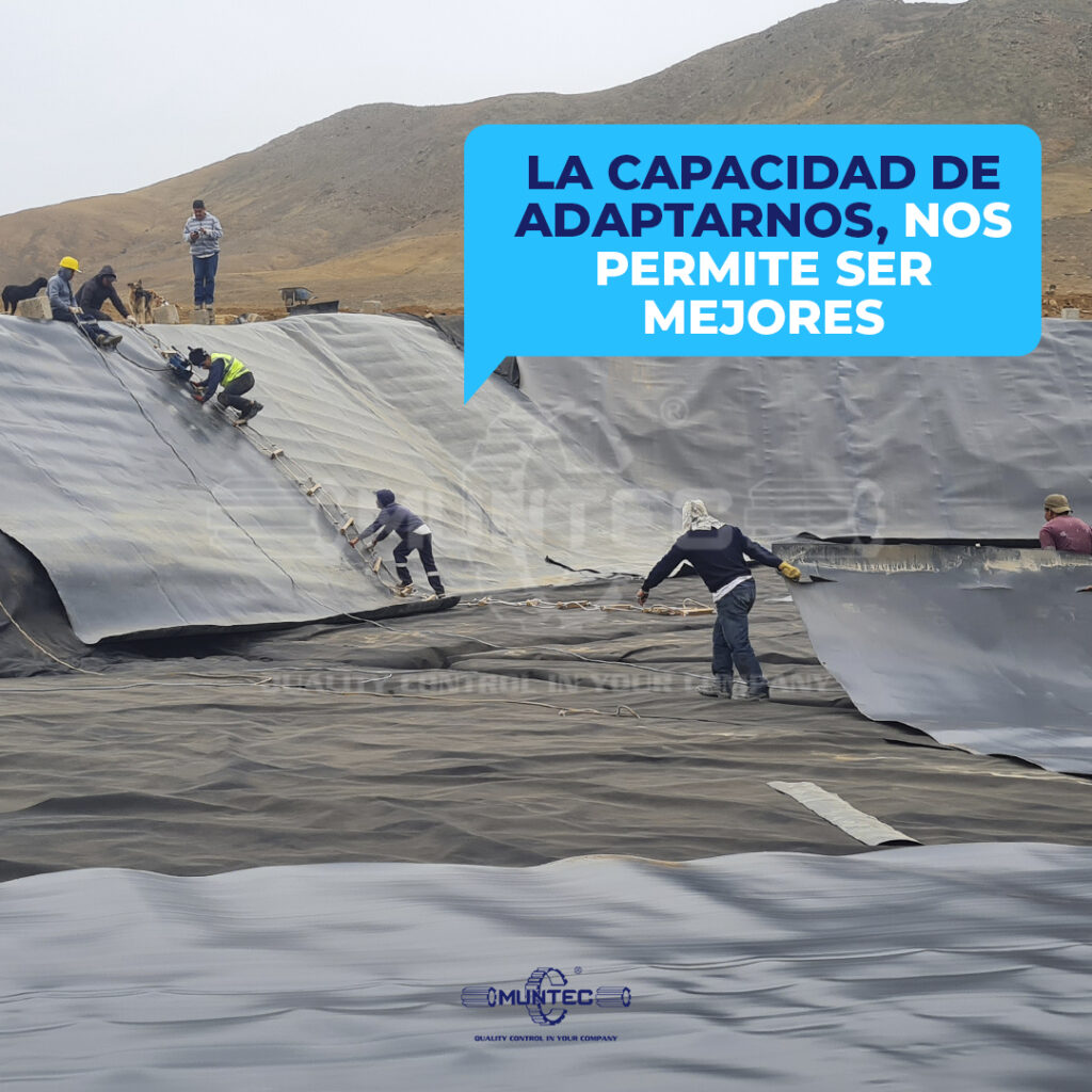 Material a emplear en una cubierta flotante