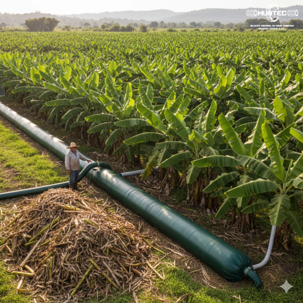biodigestores tubulares con banano