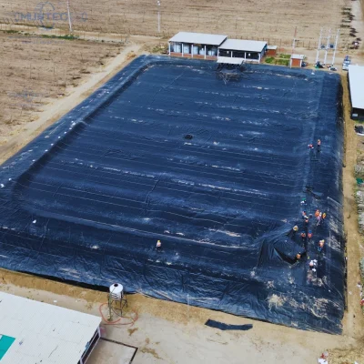 Encapsulamiento de reservorio con geomembrana HDPE